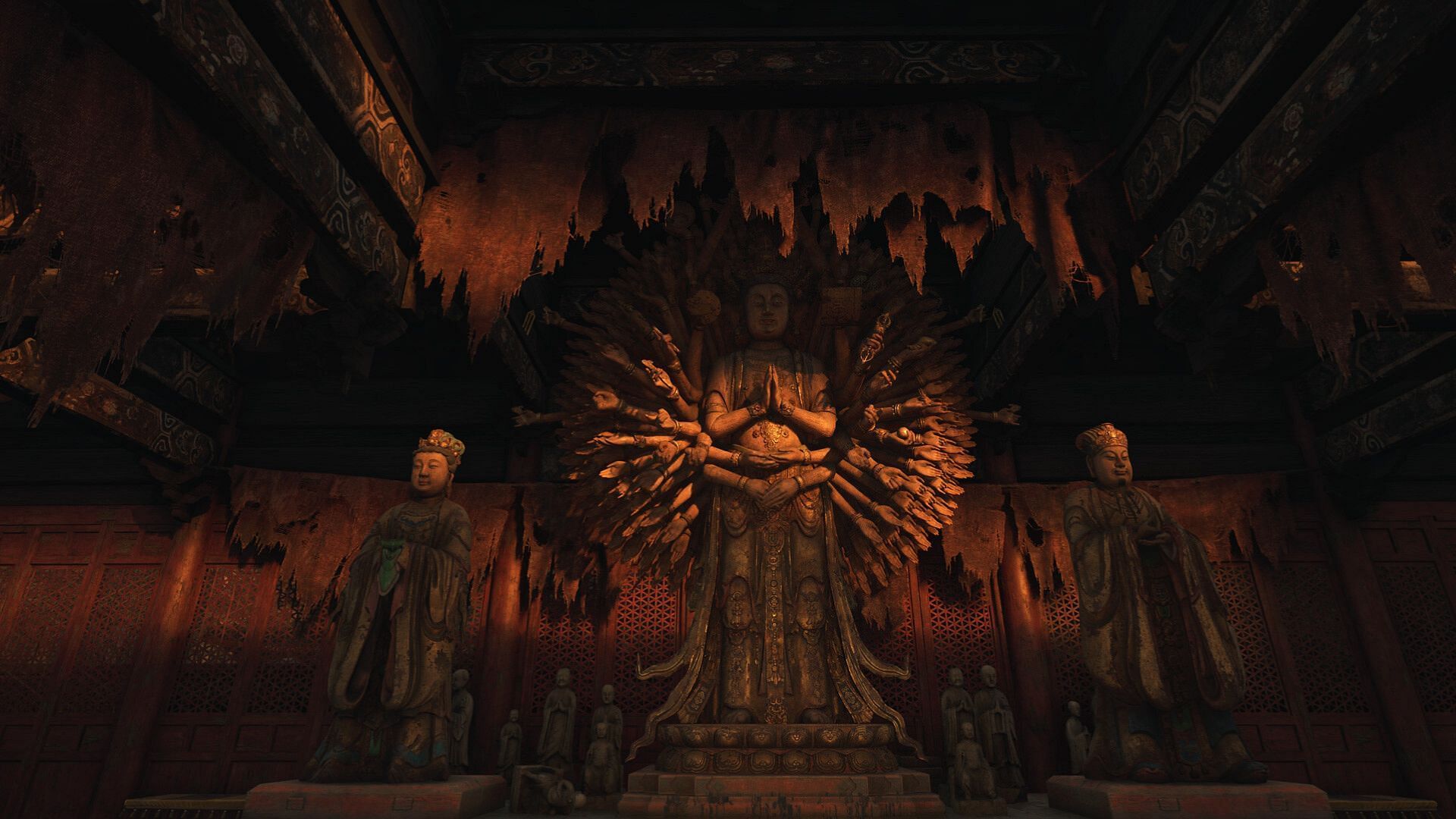 Le RTX 4080 gère facilement Wuchang: Fallen Feathers jusqu'à une résolution de 1440p (image via 505 jeux)